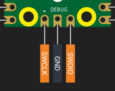 Raspberry Pi Debug Probe connected with Pico